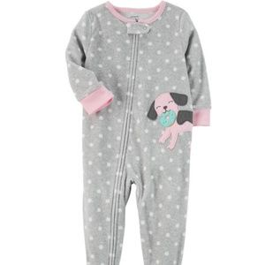 Kids Carter's 1-Piece Dog Fleece PJs Size 5T